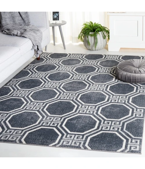 Safavieh Odyssey Black / Grey ODY818 8 ft. X 10 ft. Rectangle Rug