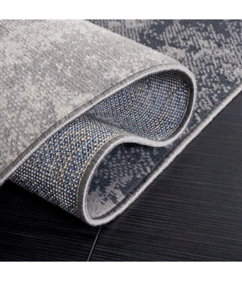Safavieh Odyssey Grey / Gold Black ODY820 6 ft. 7 in. X 6 ft. 7 in. Square Rug