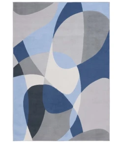 Safavieh Odyssey Grey / Blue Navy ODY824 4 ft. X 6 ft. Rectangle Rug