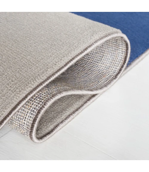 Safavieh Odyssey Grey / Blue Navy ODY824 4 ft. X 6 ft. Rectangle Rug