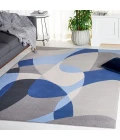 Safavieh Odyssey Grey / Blue Navy ODY824 4 ft. X 6 ft. Rectangle Rug