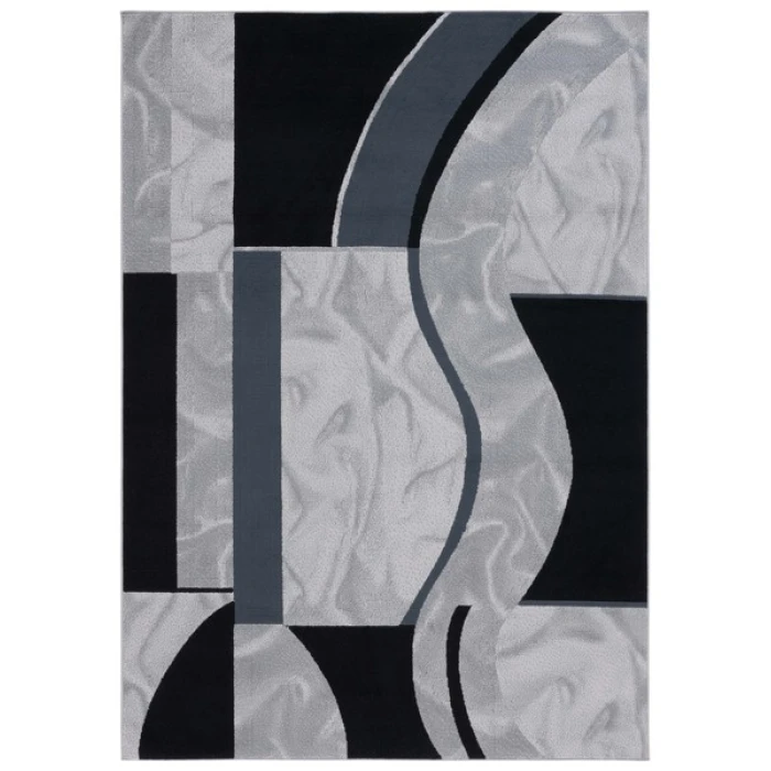 Safavieh Odyssey Ivory / Grey Black ODY826 5 ft. 3 in. X 7 ft. 6 in. Rectangle Rug
