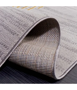 Safavieh Odyssey Grey / Gold ODY830 6 ft. 7 in. X 6 ft. 7 in. Round Rug