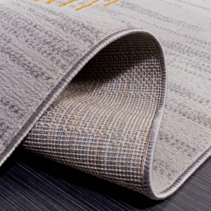 Safavieh Odyssey Grey / Gold ODY830 6 ft. 7 in. X 6 ft. 7 in. Square Rug