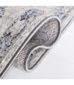 Safavieh Odyssey Grey / Blue ODY850 6 ft. 7 in. X 6 ft. 7 in. Round Rug