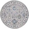 Safavieh Odyssey Grey / Blue ODY850 6 ft. 7 in. X 6 ft. 7 in. Round Rug