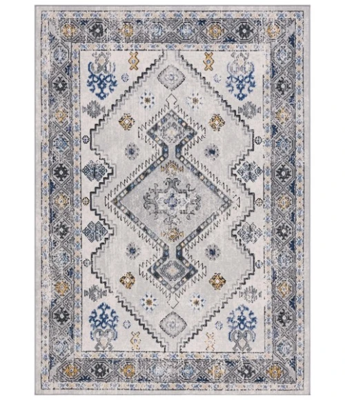 Safavieh Odyssey Grey / Blue Gold ODY858 8 ft. X 10 ft. Rectangle Rug