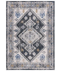 Safavieh Odyssey Dark Grey / Blue Gold ODY858 4 ft. X 6 ft. Rectangle Rug