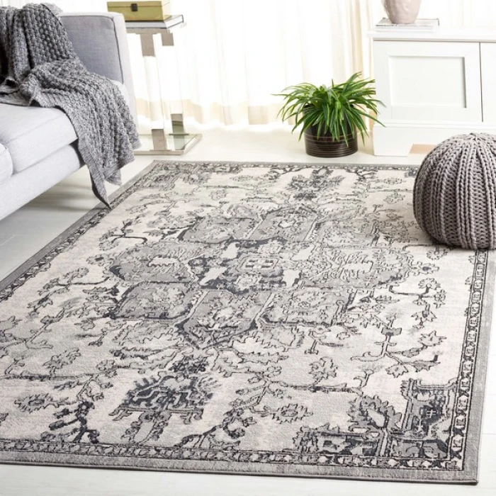 Safavieh Odyssey Grey / Dark Grey ODY860 4 ft. X 6 ft. Rectangle Rug
