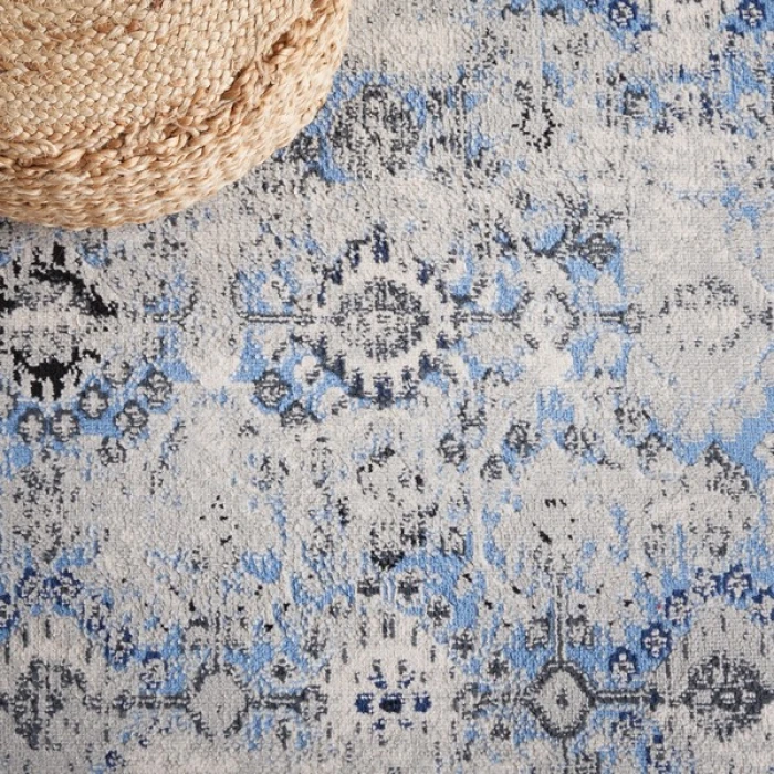 Safavieh Odyssey Grey / Light Blue ODY862 8 ft. X 10 ft. Rectangle Rug