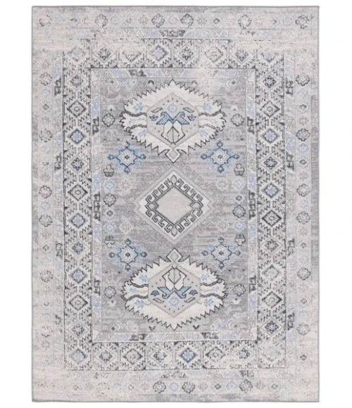 Safavieh Odyssey Grey / Light Blue ODY864 8 ft. X 10 ft. Rectangle Rug