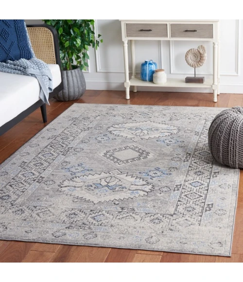 Safavieh Odyssey Grey / Light Blue ODY864 8 ft. X 10 ft. Rectangle Rug