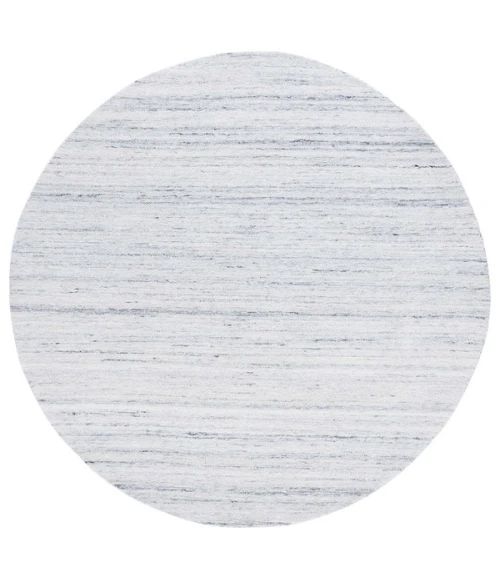 Safavieh Outdoor Micro-Loop Ivory OMP101 6 ft. X 6 ft. Round Rug