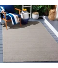Safavieh Outdoor Micro-Loop Grey OMP101 6 ft. X 9 ft. Rectangle Rug