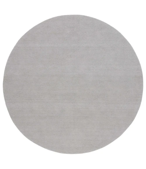 Safavieh Outdoor Micro-Loop Grey OMP101 6 ft. X 6 ft. Round Rug
