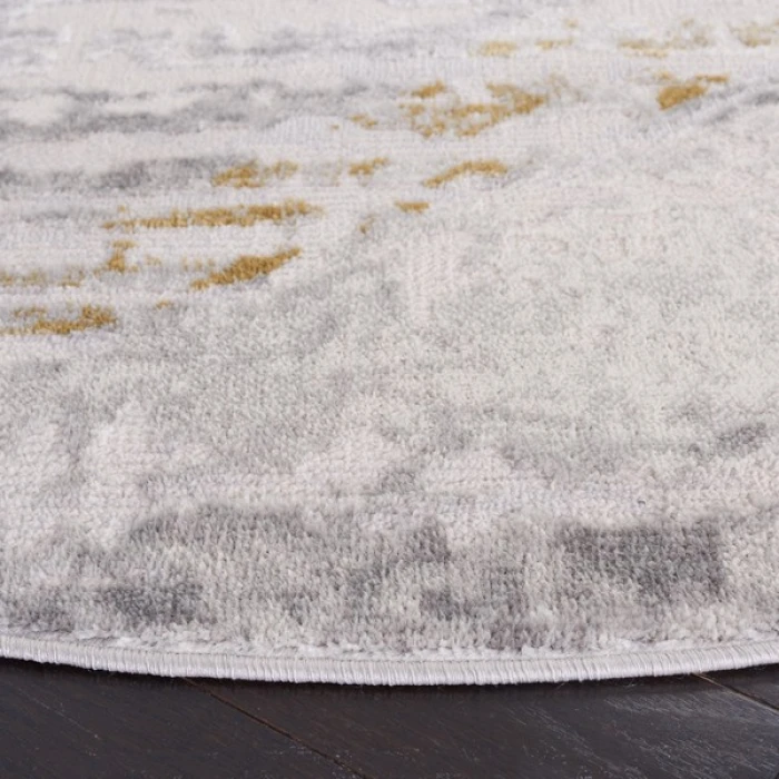 Safavieh Palma Beige / Light Grey PAM310 3 ft. X 3 ft. Round Rug