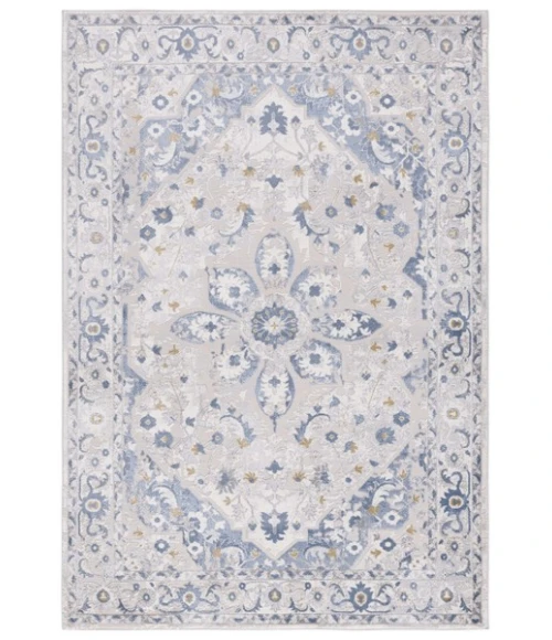 Safavieh Palma Light Grey / Blue PAM314 5 ft. 5 in. X 7 ft. 7 in. Rectangle Rug