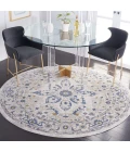 Safavieh Palma Light Grey / Blue PAM314 6 ft. 7 in. X 6 ft. 7 in. Round Rug