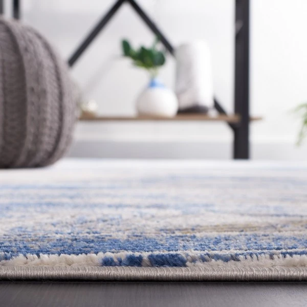 Safavieh Palma Beige / Blue PAM316 4 ft. 5 in. X 6 ft. 5 in. Rectangle Rug