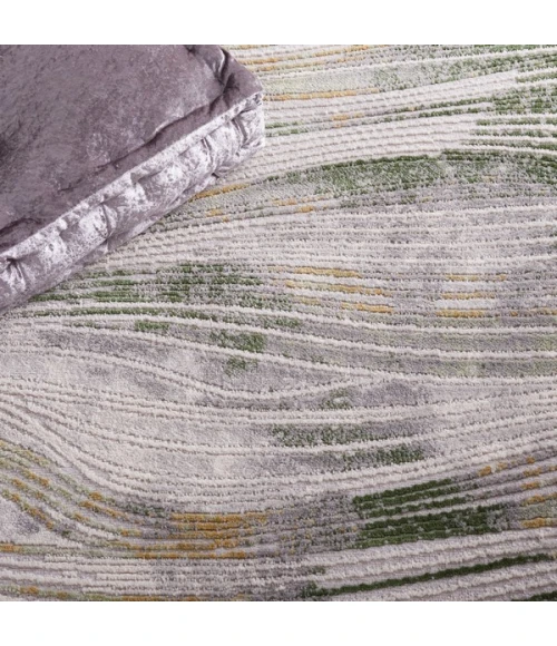 Safavieh Palma Beige / Green PAM316 6 ft. 7 in. X 6 ft. 7 in. Square Rug