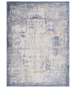 Safavieh Palma Beige / Blue PAM322 6 ft. 7 in. X 9 ft. 2 in. Rectangle Rug
