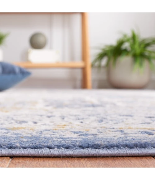 Safavieh Palma Beige / Blue PAM322 6 ft. 7 in. X 6 ft. 7 in. Round Rug