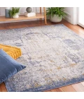 Safavieh Palma Beige / Blue PAM322 6 ft. 7 in. X 9 ft. 2 in. Rectangle Rug