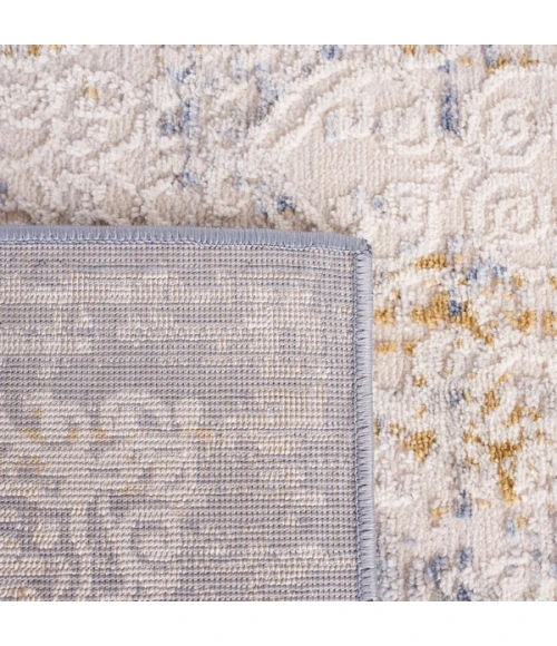 Safavieh Palma Beige / Blue PAM322 6 ft. 7 in. X 9 ft. 2 in. Rectangle Rug