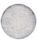 Safavieh Palma Beige / Blue PAM322 6 ft. 7 in. X 6 ft. 7 in. Round Rug