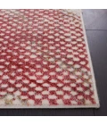Safavieh Palma Light Grey / Red PAM324 6 ft. 7 in. X 6 ft. 7 in. Square Rug