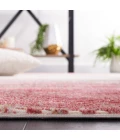 Safavieh Palma Light Grey / Red PAM324 6 ft. 7 in. X 6 ft. 7 in. Square Rug