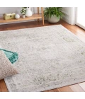 Safavieh Palma Beige / Green PAM326 6 ft. 7 in. X 6 ft. 7 in. Square Rug
