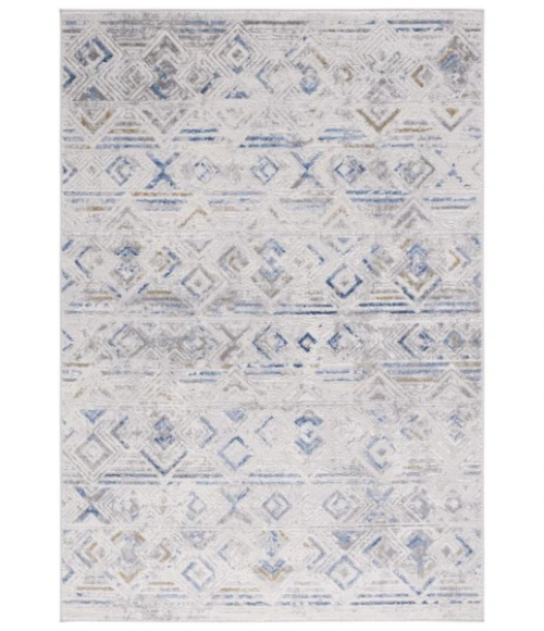 Safavieh Palma Beige / Light Blue PAM332 6 ft. 7 in. X 6 ft. 7 in. Square Rug