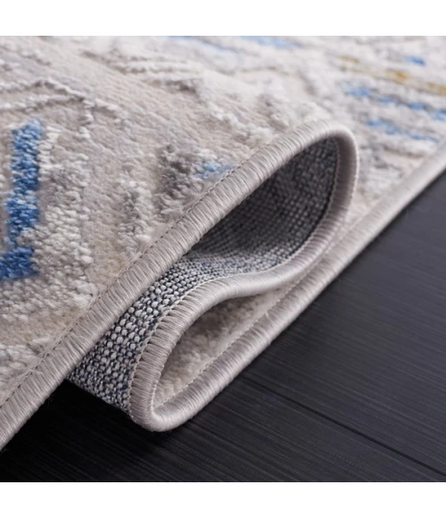 Safavieh Palma Beige / Light Blue PAM332 2 ft. 2 in. X 9 ft. Runner Rug