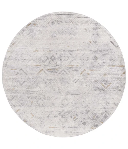 Safavieh Palma Beige / Light Grey PAM332 6 ft. 7 in. X 6 ft. 7 in. Round Rug