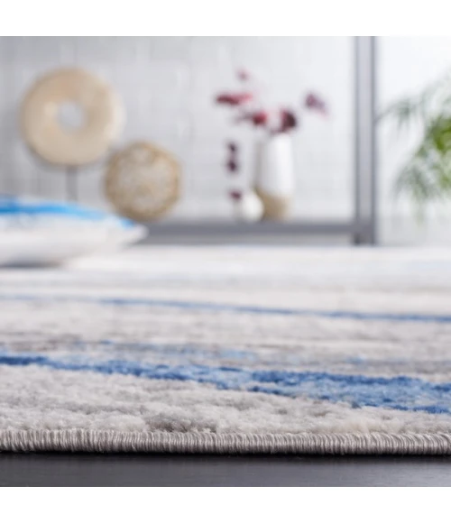 Safavieh Palma Beige / Light Blue PAM334 2 ft. 2 in. X 9 ft. Runner Rug