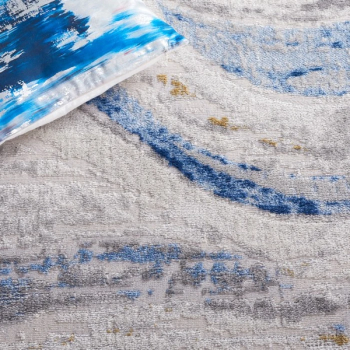 Safavieh Palma Beige / Light Blue PAM334 9 ft. X 12 ft. Rectangle Rug