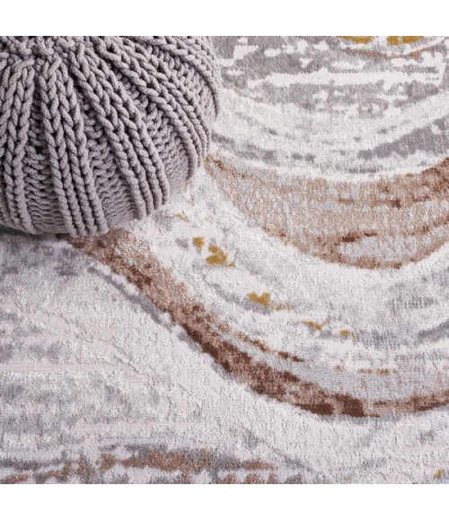 Safavieh Palma Beige / Brown PAM334 2 ft. 2 in. X 9 ft. Runner Rug