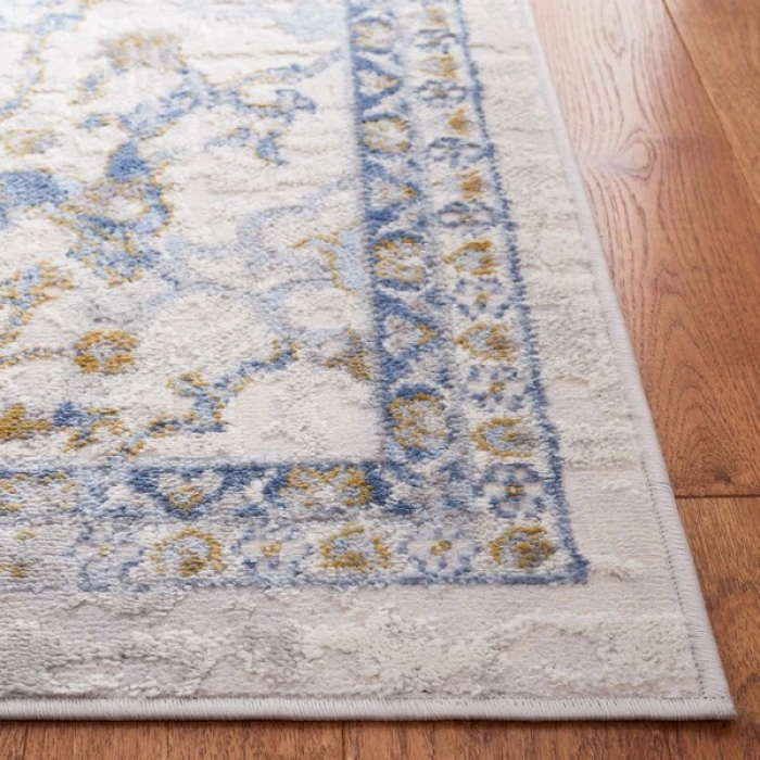 Safavieh Palma Beige / Light Blue PAM336 2 ft. 2 in. X 11 ft. Runner Rug