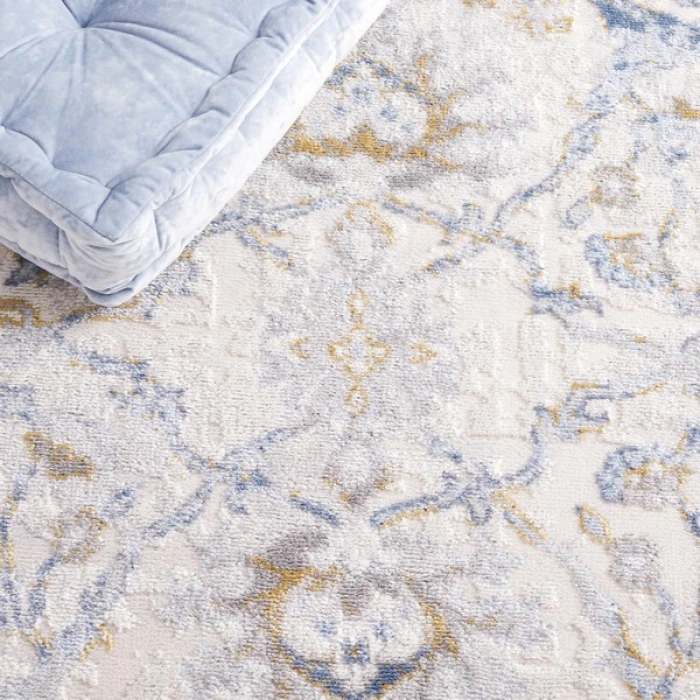 Safavieh Palma Beige / Light Blue PAM336 2 ft. 2 in. X 11 ft. Runner Rug