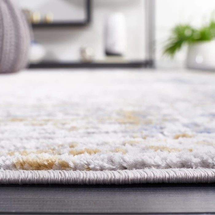 Safavieh Palma Beige / Light Blue PAM338 6 ft. 7 in. X 6 ft. 7 in. Square Rug