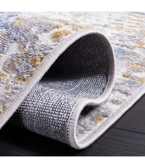 Safavieh Palma Beige / Light Blue PAM338 5 ft. 5 in. X 7 ft. 7 in. Rectangle Rug