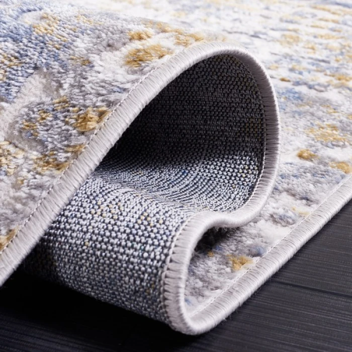 Safavieh Palma Beige / Light Blue PAM338 6 ft. 7 in. X 6 ft. 7 in. Square Rug