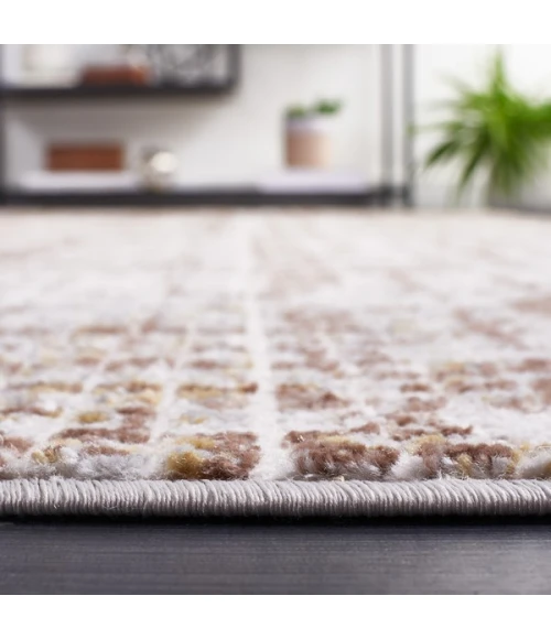 Safavieh Palma Beige / Brown PAM340 2 ft. 2 in. X 9 ft. Runner Rug