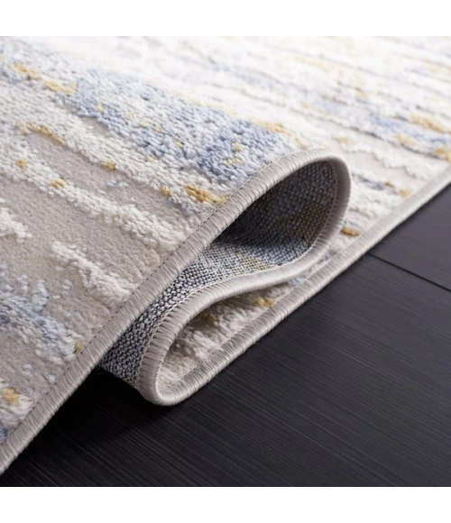 Safavieh Palma Beige / Light Blue PAM342 4 ft. 5 in. X 6 ft. 5 in. Rectangle Rug