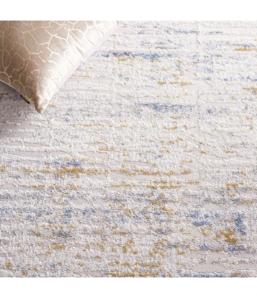 Safavieh Palma Beige / Light Blue PAM342 4 ft. 5 in. X 6 ft. 5 in. Rectangle Rug