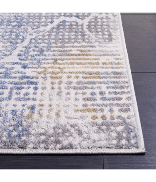 Safavieh Palma Beige / Light Blue PAM346 2 ft. 2 in. X 9 ft. Runner Rug