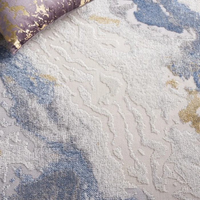 Safavieh Palma Beige / Light Blue PAM348 6 ft. 7 in. X 6 ft. 7 in. Square Rug