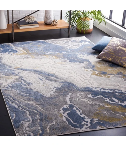 Safavieh Palma Beige / Light Blue PAM348 8 ft. X 10 ft. Rectangle Rug