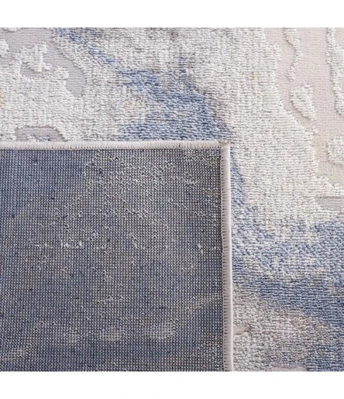 Safavieh Palma Beige / Light Blue PAM348 6 ft. 7 in. X 6 ft. 7 in. Square Rug